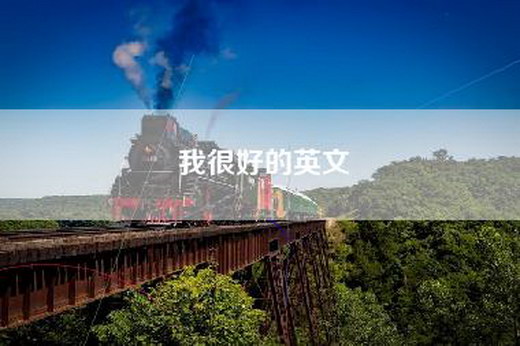 我很好的英文