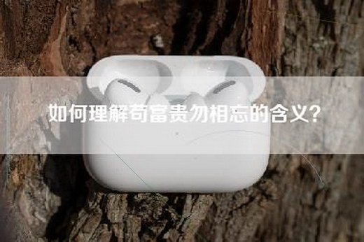 如何理解苟富贵勿相忘的含义？
