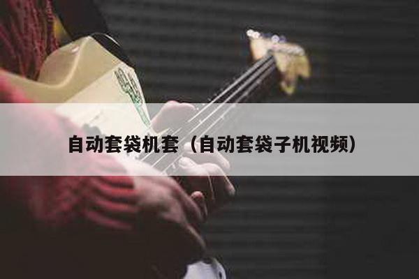 自动套袋机套（自动套袋子机视频）