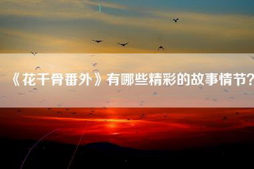 《花千骨番外》有哪些精彩的故事情节？