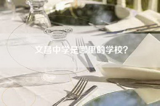 文昌中学是哪里的学校？