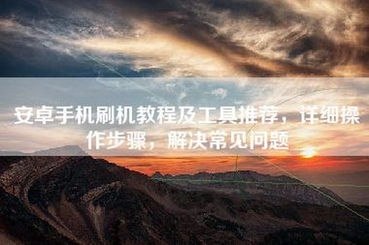 安卓手机刷机教程及工具推荐，详细操作步骤，解决常见问题