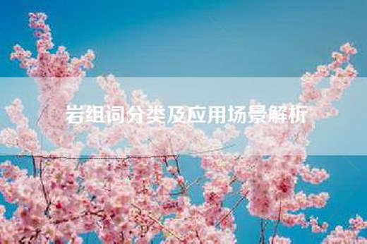 岩组词分类及应用场景解析