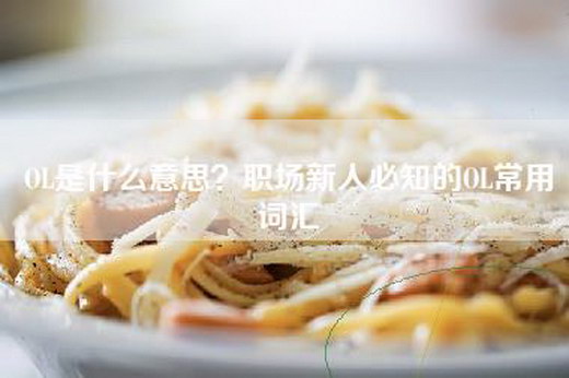 OL是什么意思？职场新人必知的OL常用词汇