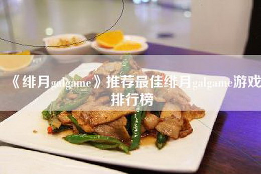 《绯月galgame》推荐最佳绯月galgame游戏排行榜