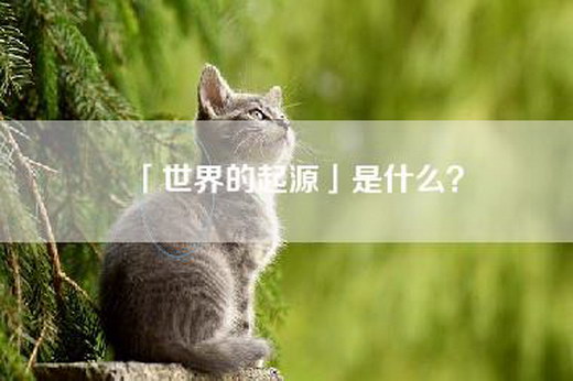 「世界的起源」是什么？