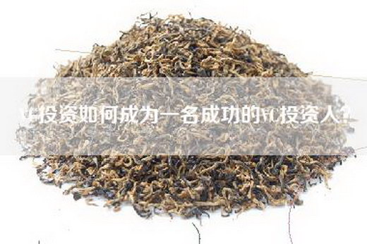 VC投资如何成为一名成功的VC投资人？