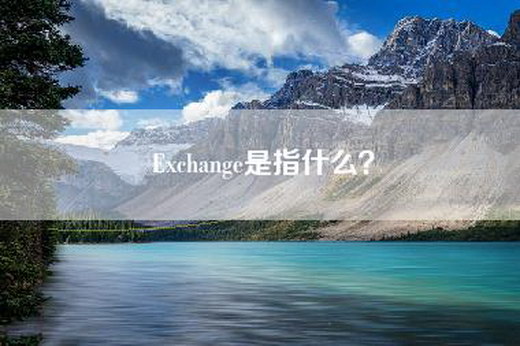 Exchange是指什么？