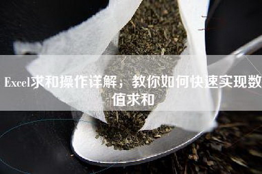 Excel求和操作详解，教你如何快速实现数值求和