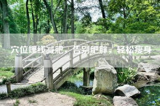 穴位埋线减肥，告别肥胖，轻松瘦身
